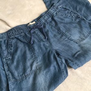 Cloth & Stone Chambray Pants Size M